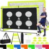 Portable soccer goals for kids' backyard training sessions