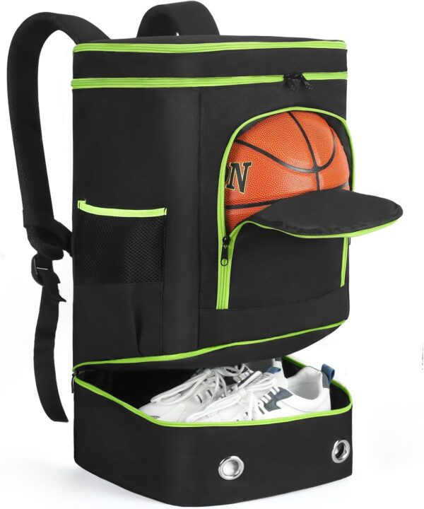 Custom basketball backpack with team logo for players and coaches