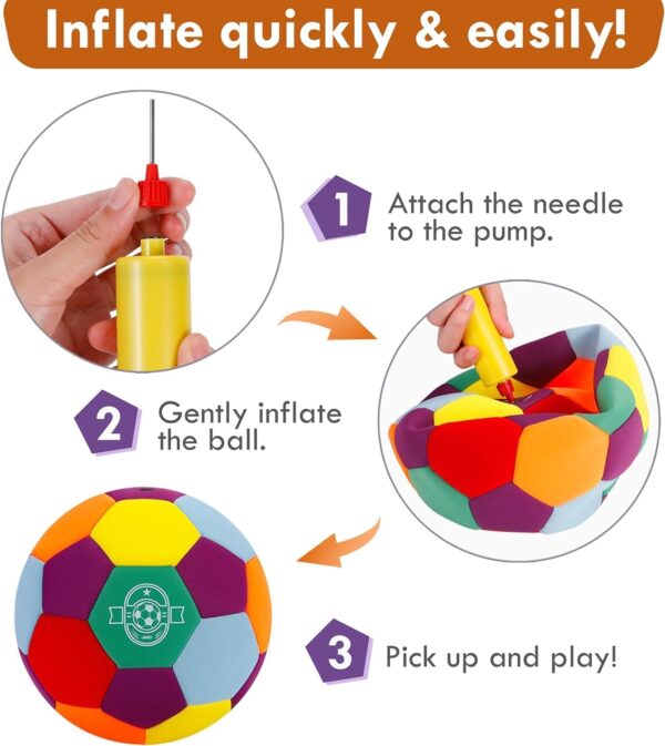 Complete indoor soccer training gear with Alcanmedro ball