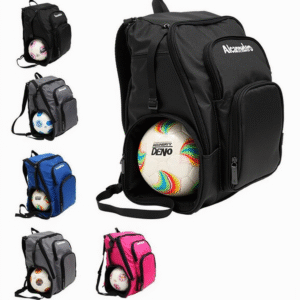Custom soccer backpack with team logo for players and coaches